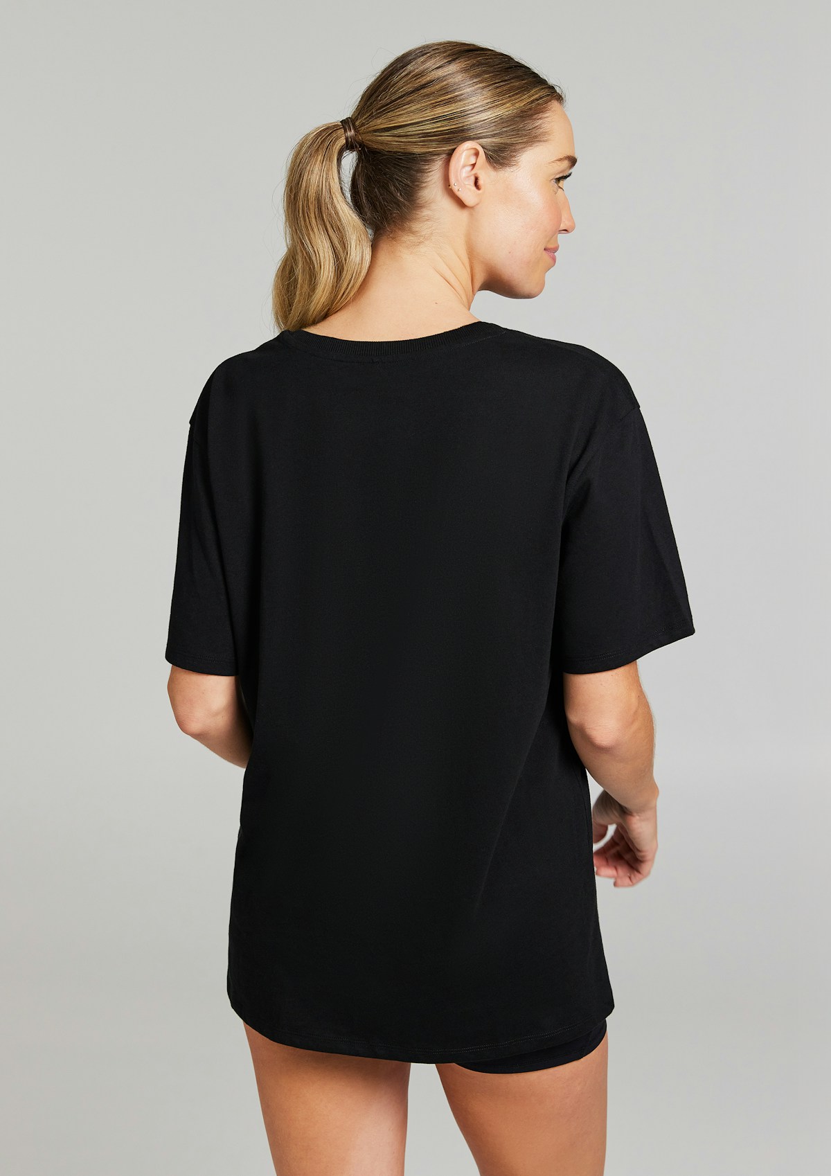upward facing dog - logo boyfriend tee for yoga