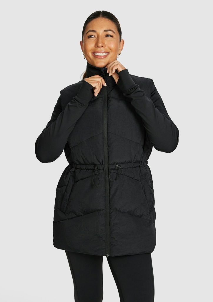 Longline Puffer Vest - Image 2