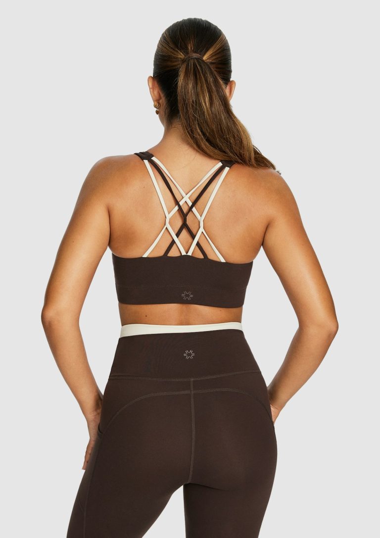 Medium Impact Strappy Sports Bra - Image 1