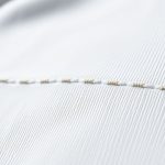 Close-up of the lulu flare yoga hoodie fabric texture and quality stitching.