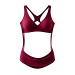 now clothing brand australia luna yoga pants in burgundy on a white background