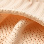 Close-up detail of the organic bras yoga bag fabric texture and stitching in Australia.