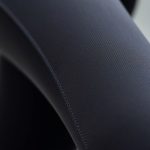 Close-up of the moisture-wicking Performance Fabric in our yoga crop flare leggings.