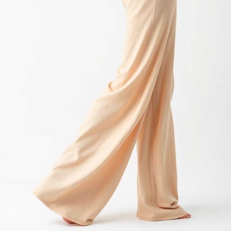 Beige yoga dresses and flare pants on a white background.