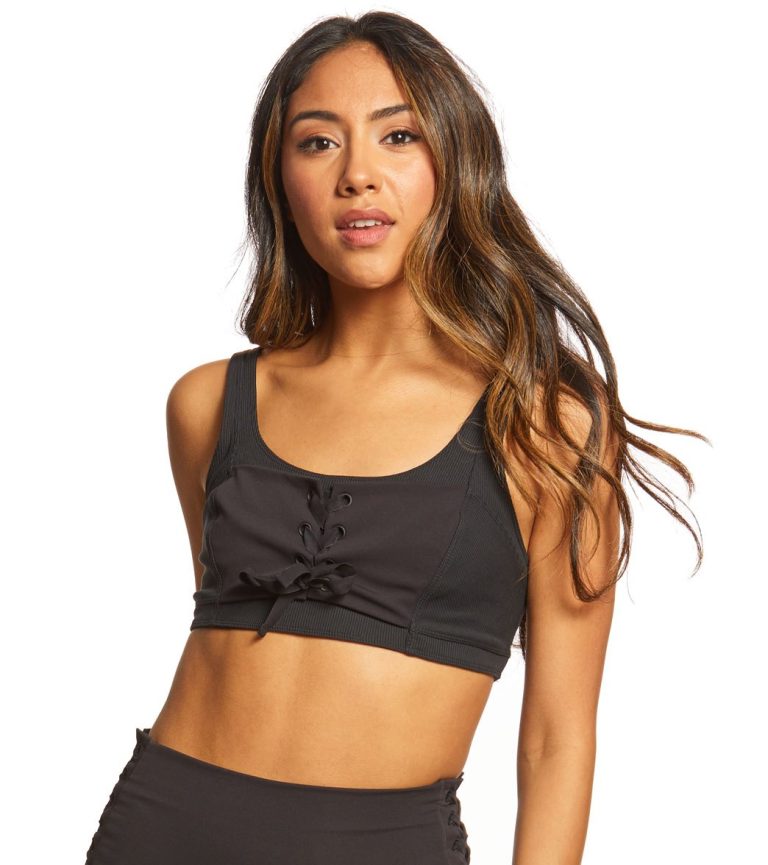 Movement Before You Go Lace Up Bra