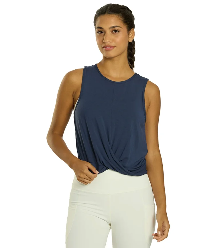 Twisted Layering Crop Tank