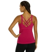 Radiant Solid Strappy Back Support Tank