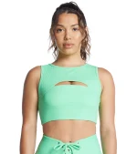 Ribbed Cut Out Bra
