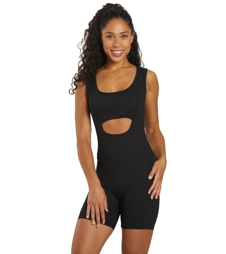 Ribbed Biker Onesie