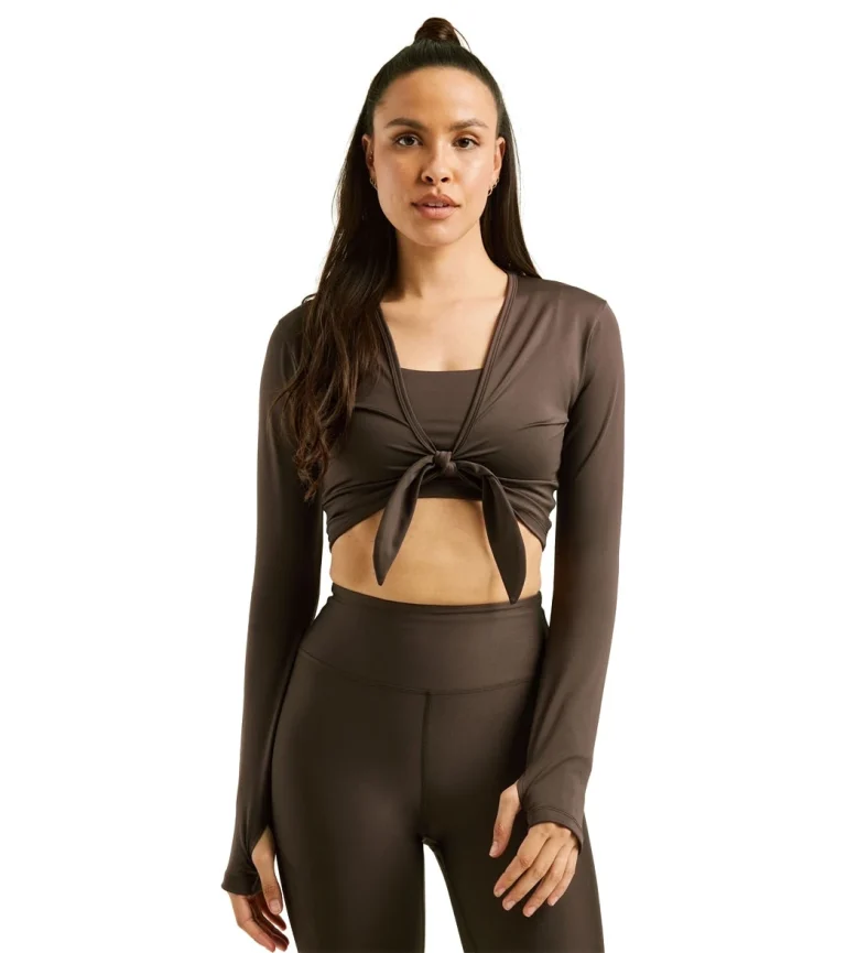 Tie Front Long Sleeve