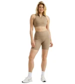 Ribbed High High Biker Short