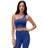 Luna One Shoulder Crop Tank