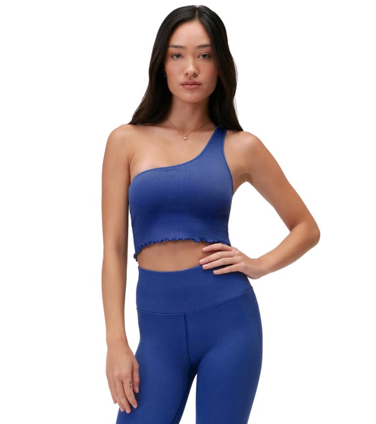 Luna One Shoulder Crop Tank