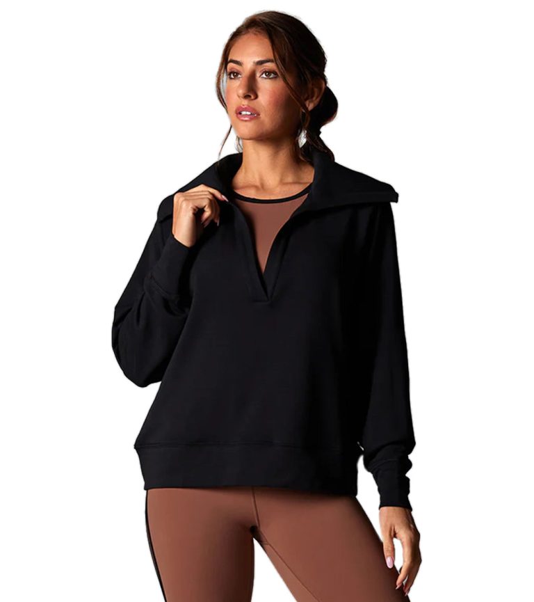 Cozy Collared Sweatshirt